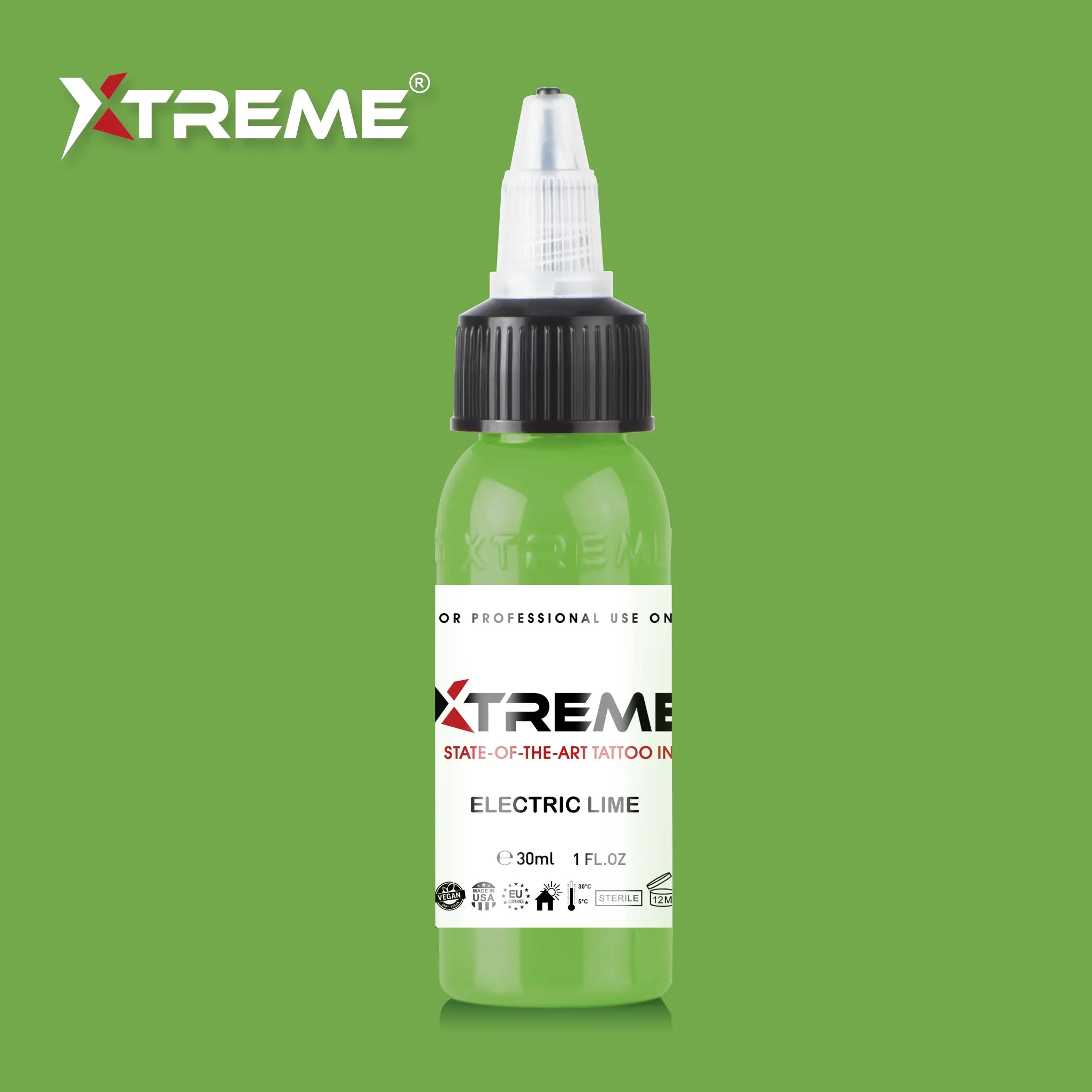 XTREME INK - ELECTRIC LIME - 30ML (REACH COMPLIANT)