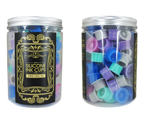 Silicone Tattoo Ink Cups Jar 100 image 0