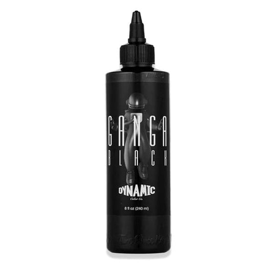 Dynamic Ganga Black Tattoo Ink - 8 oz image 0