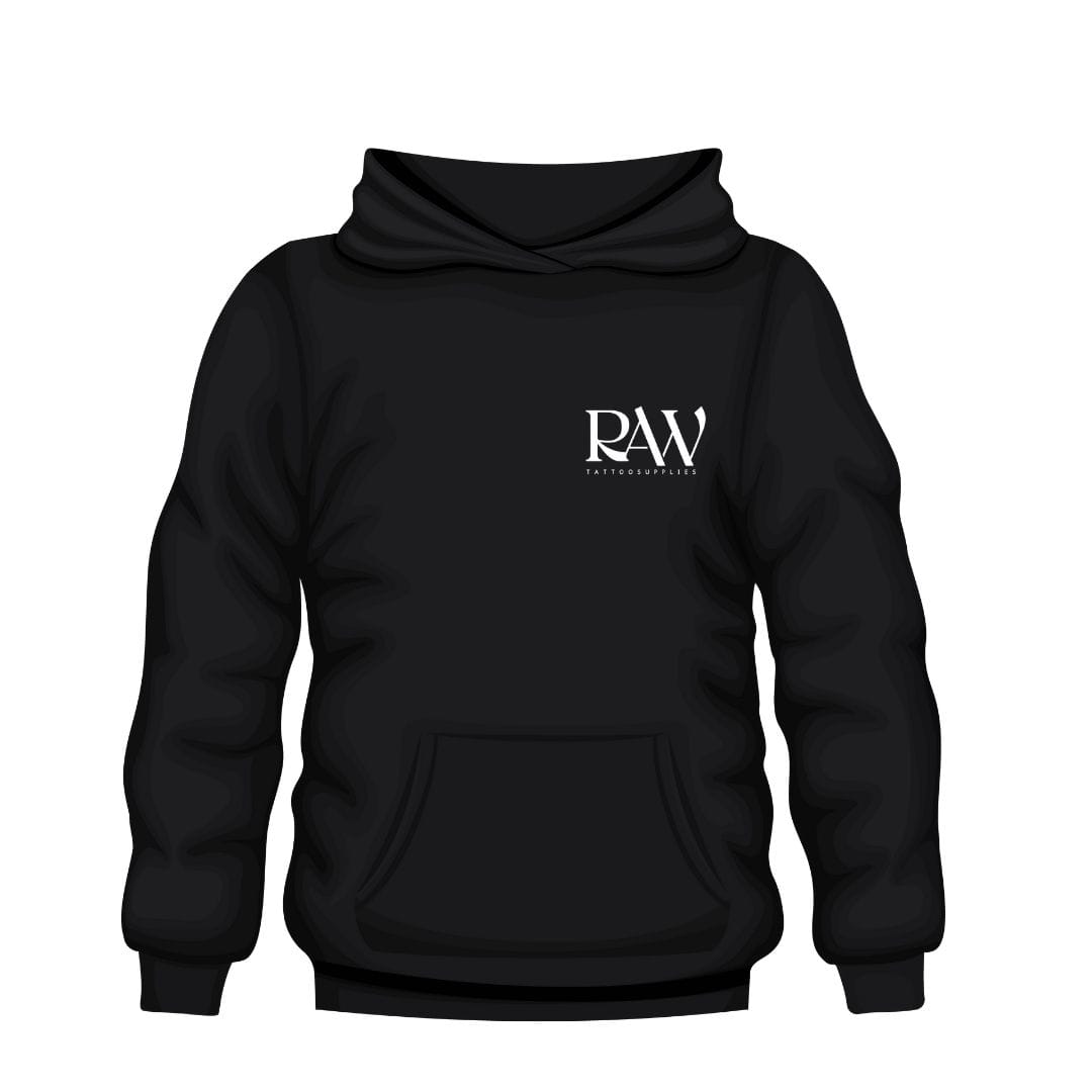 RAW TATTOO SUPPLIES BLACK HOODIE image 0