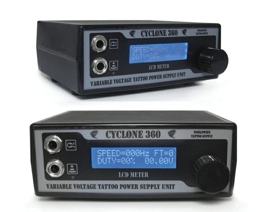 Cyclone 360 V3 Digital Tattoo Power Supply image 0