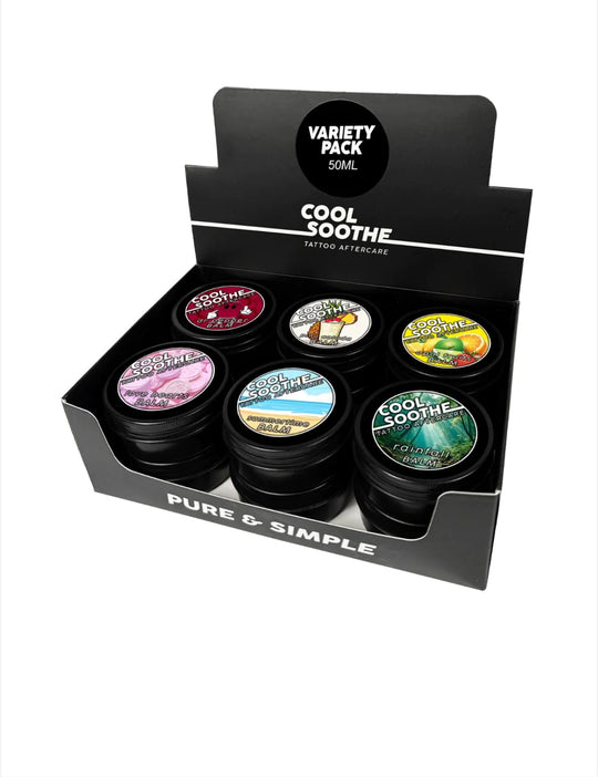 COOL SOOTHE TATTOO BALM DISPLAY BOX 50ML (12)