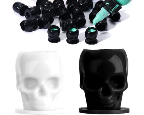 Plastic Skull Ink Cups image 0