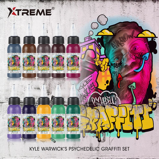 KYLE WARWICK'S PSYCHEDELIC GRAFFITI SET image 0