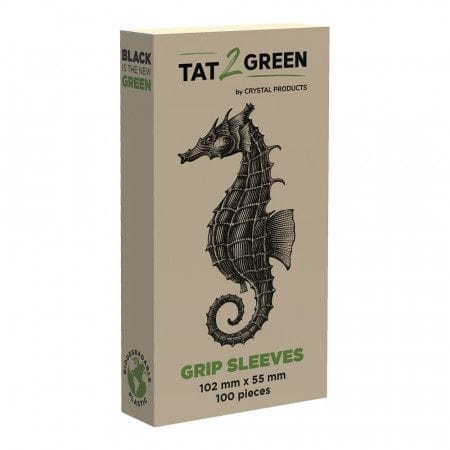Tat2Green - Barrier Grip Sleeves - Black - 102 mm x 55 mm - Box of 100 image 0