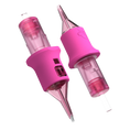 Load image into Gallery viewer, GHOST PINK CARTRIDGES - ROUND SHADER-LONG TAPER
