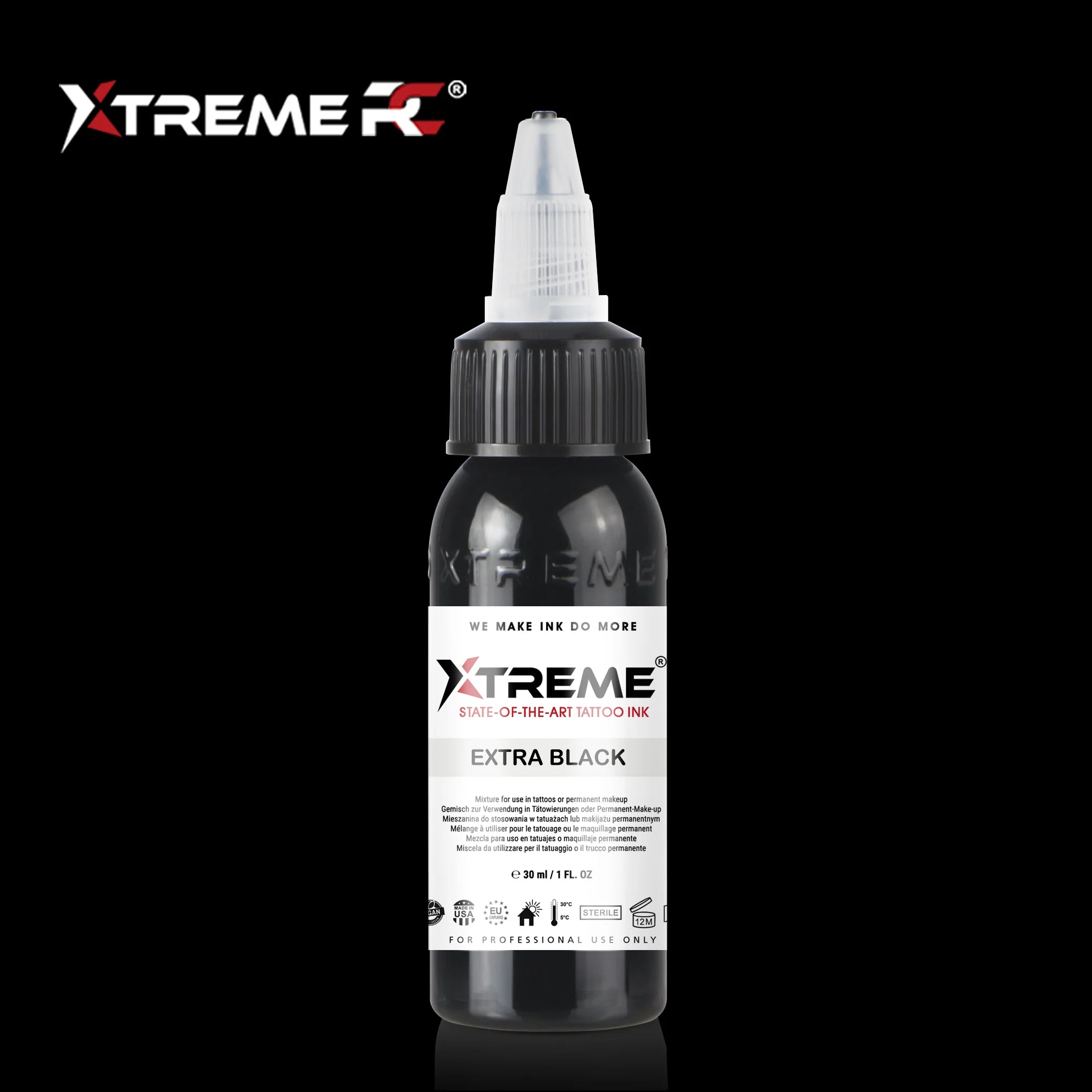 XTREME INK - EXTRA BLACK - 30ML (REACH COMPLIANT)