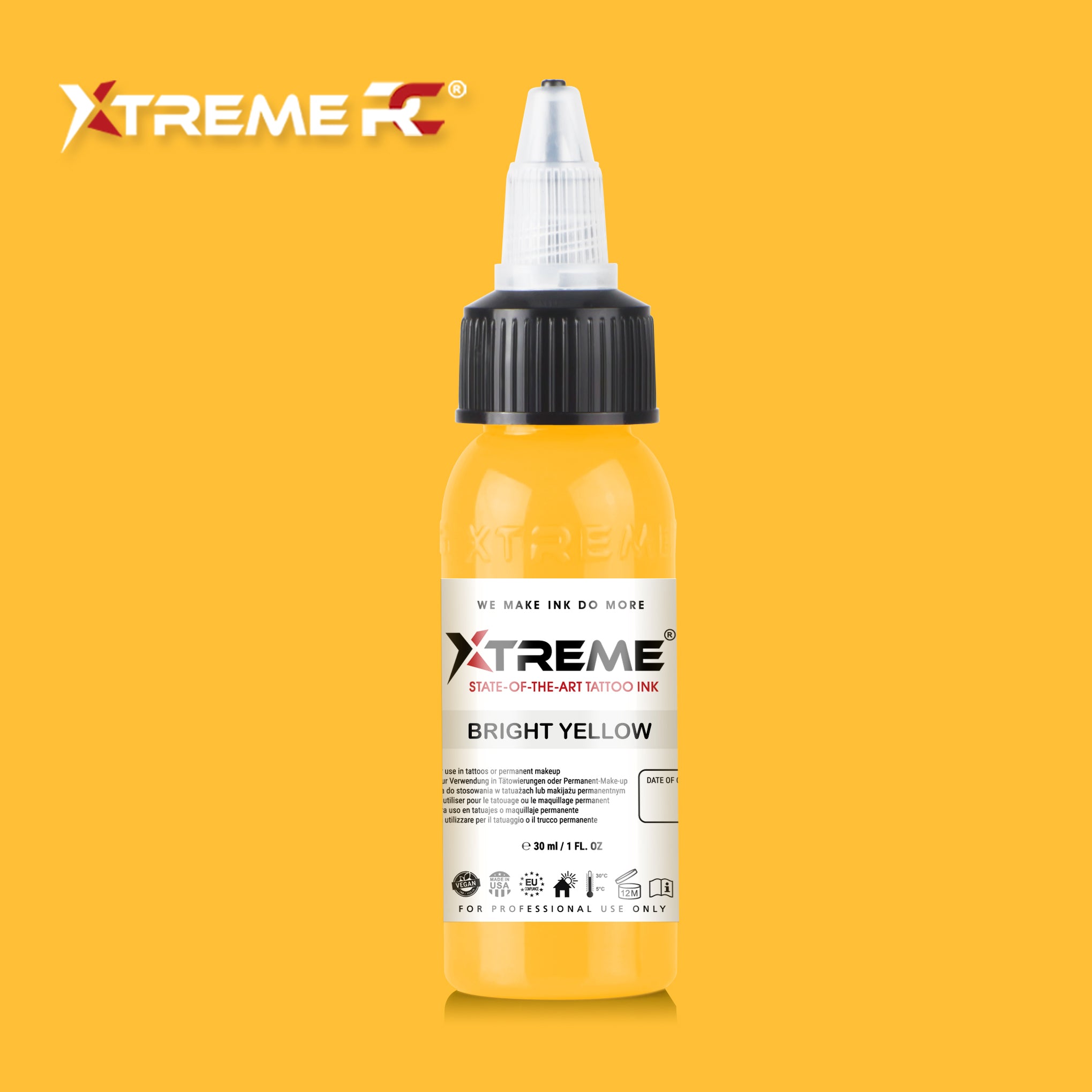 XTREME INK - BRIGHT YELLOW - 30ML (REACH COMPLIANT