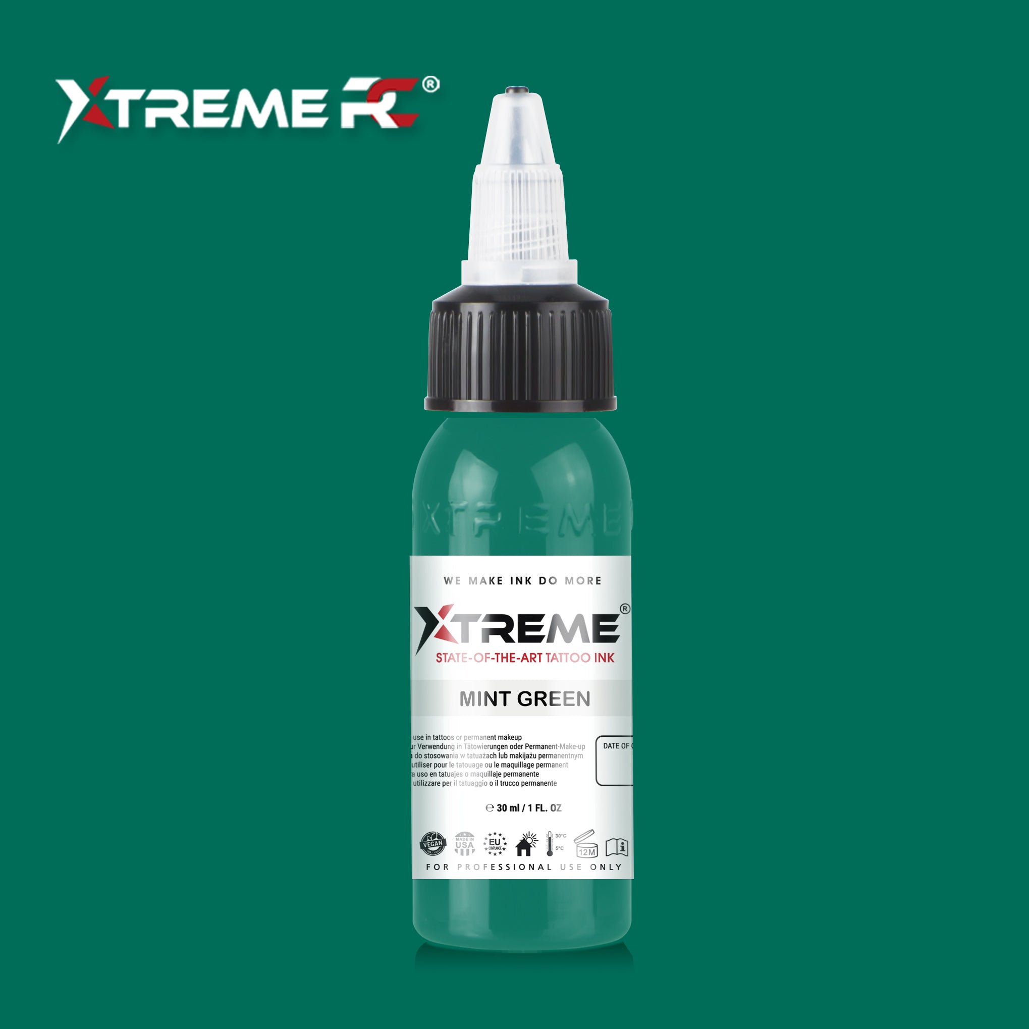 XTREME INK - MINT GREEN - 30ML (REACH COMPLIANT)