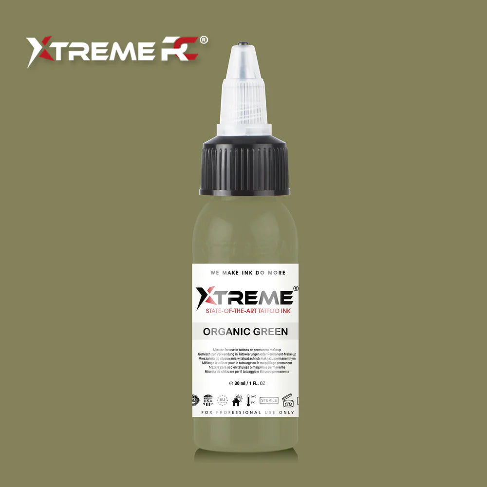 XTREME INK - ORGANIC GREEN - 30ML (REACH COMPLIANT)