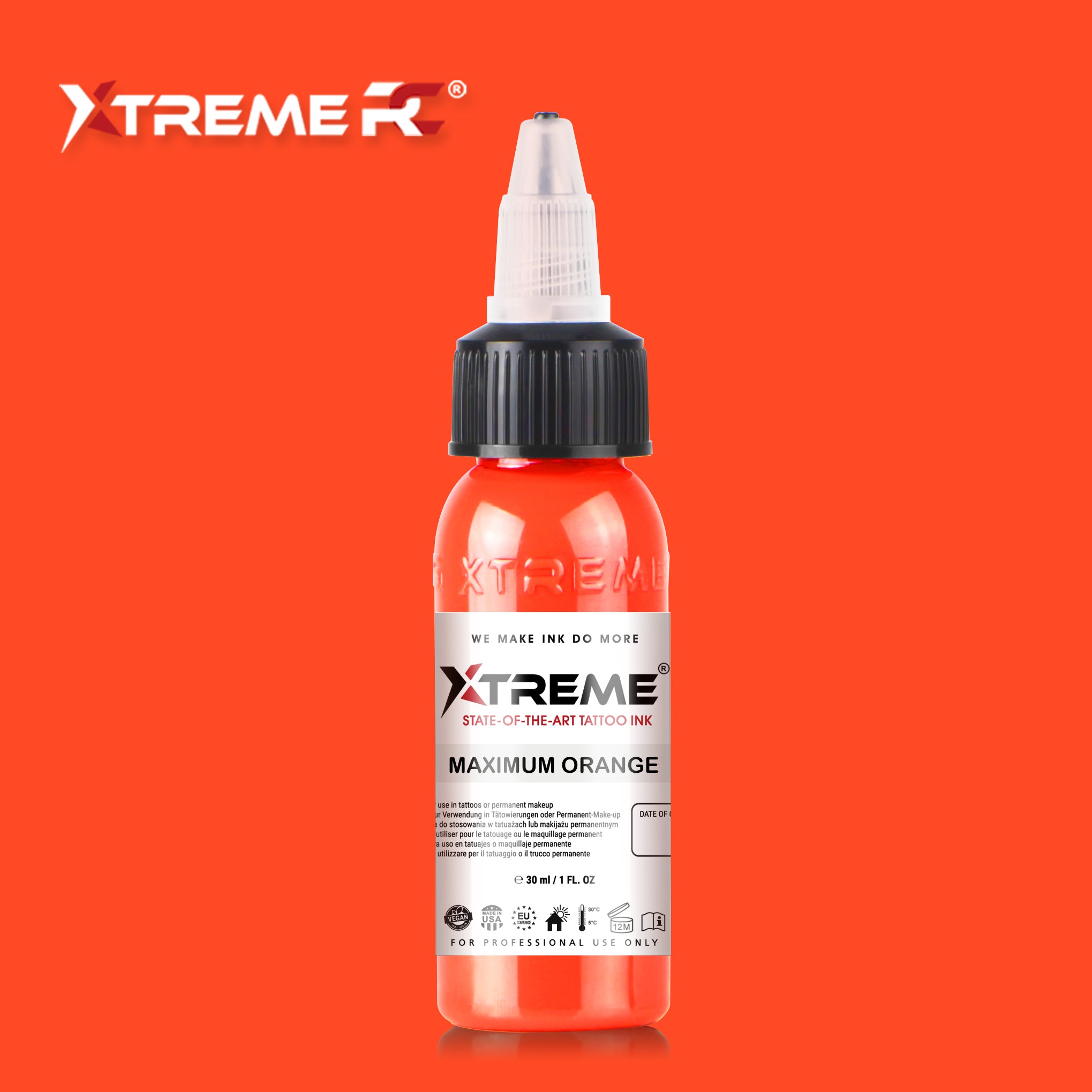 XTREME INK - MAXIMUM ORANGE - 30ML (REACH COMPLIANT)