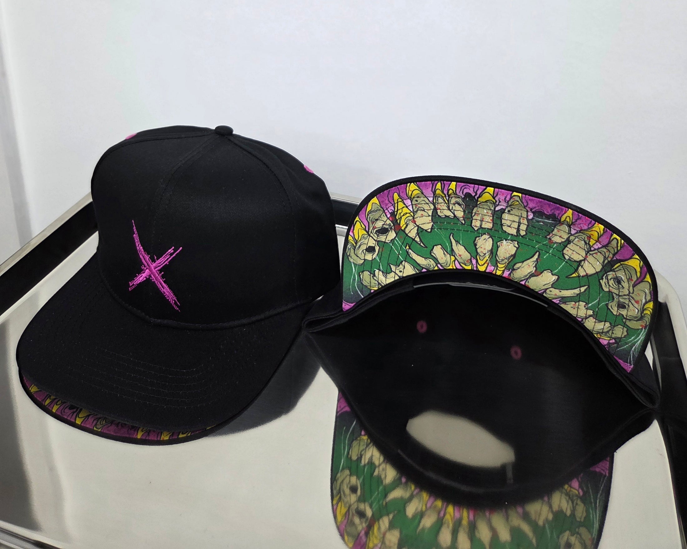 pink X- TC Threads Snap Back