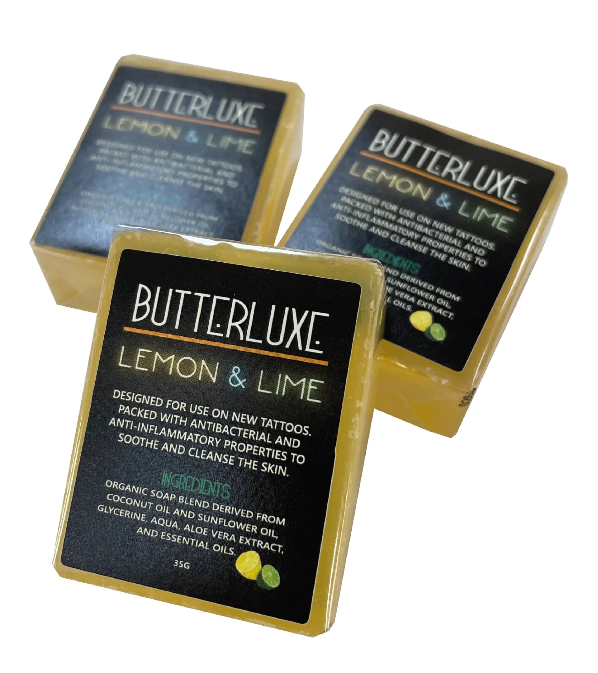 GREEN SOAP BARS (LEMON &amp; LIME) image 0