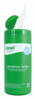 Clinell Universal Sanitising Wipes x 100 image 0