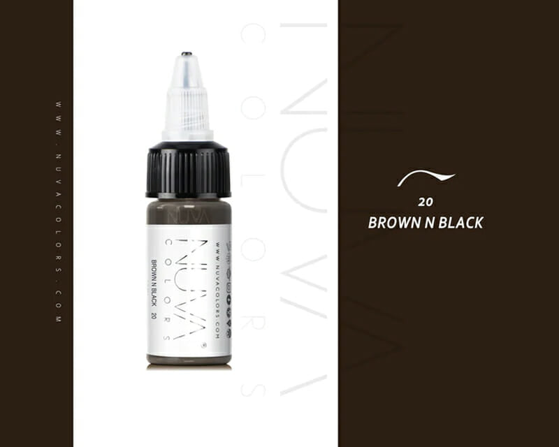Nuva PMU Pigments - EYELINER - Brown n Black image