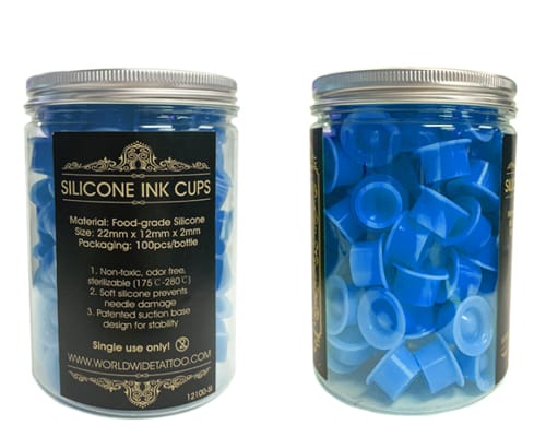Silicone Tattoo Ink Cups Jar 100 image 2