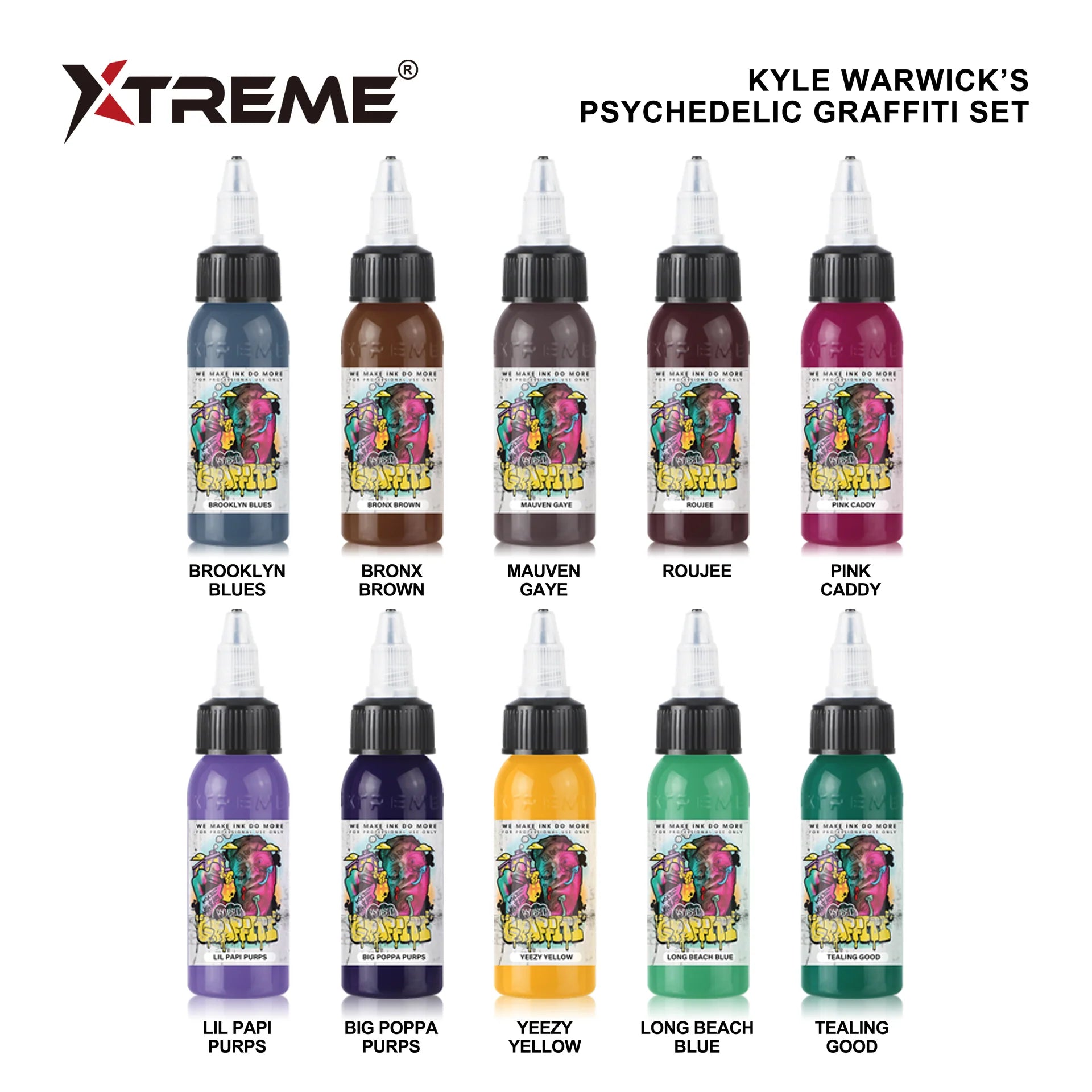 KYLE WARWICK'S PSYCHEDELIC GRAFFITI SET image 1
