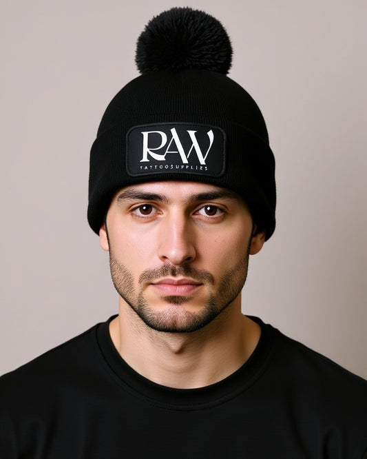 RAW TATTOO SUPPLIES BLACK BEANIE
