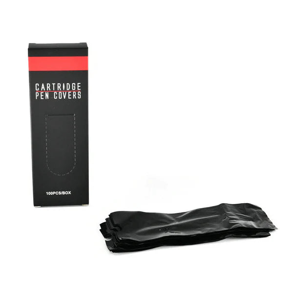 Tattoo Pen Machine Bag - Covers - Black (50 x 150mm) - 100 Bags