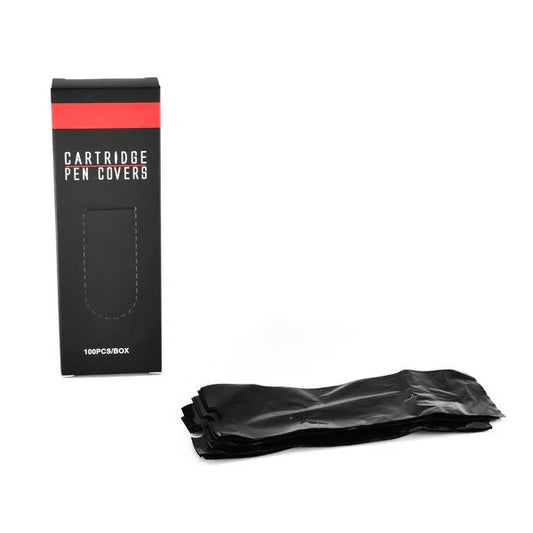 Tattoo Pen Machine Bag - Covers - Black (50 x 150mm) - 100 Bags