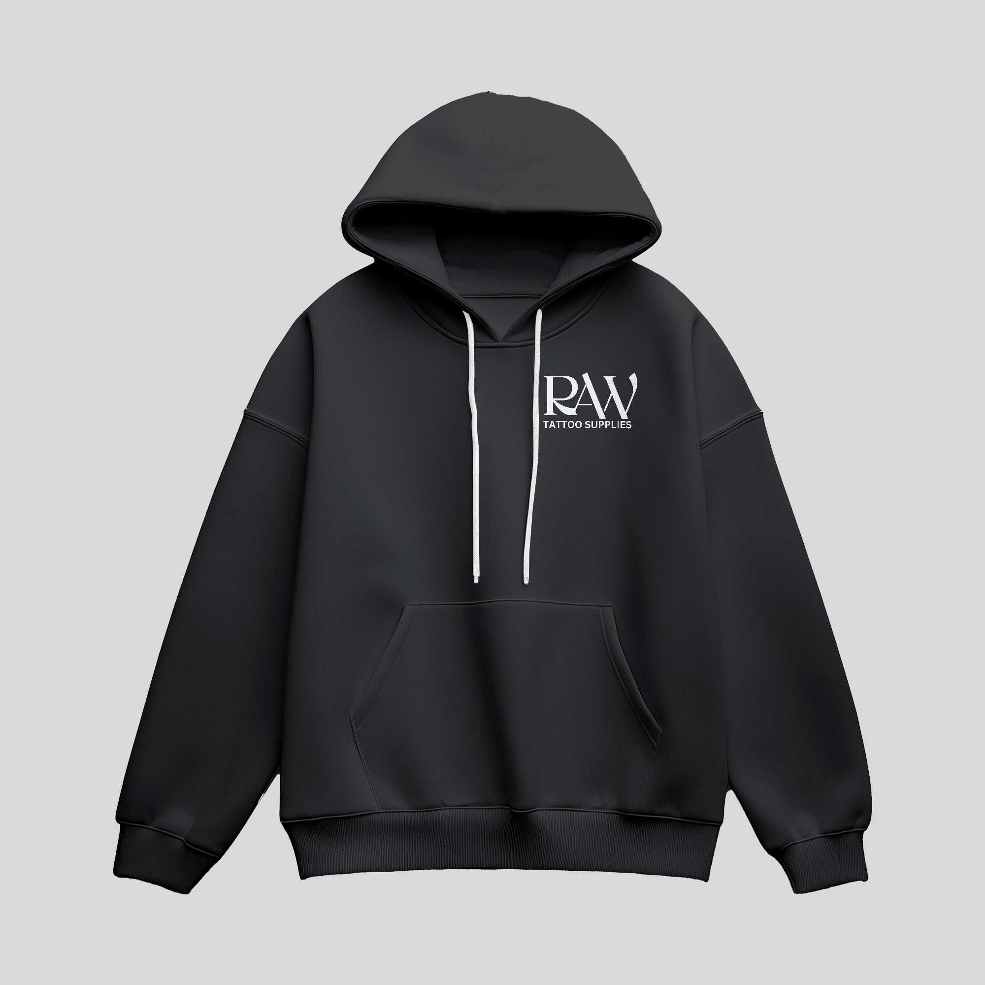 RAW TATTOO SUPPLIES BLACK HOODIE