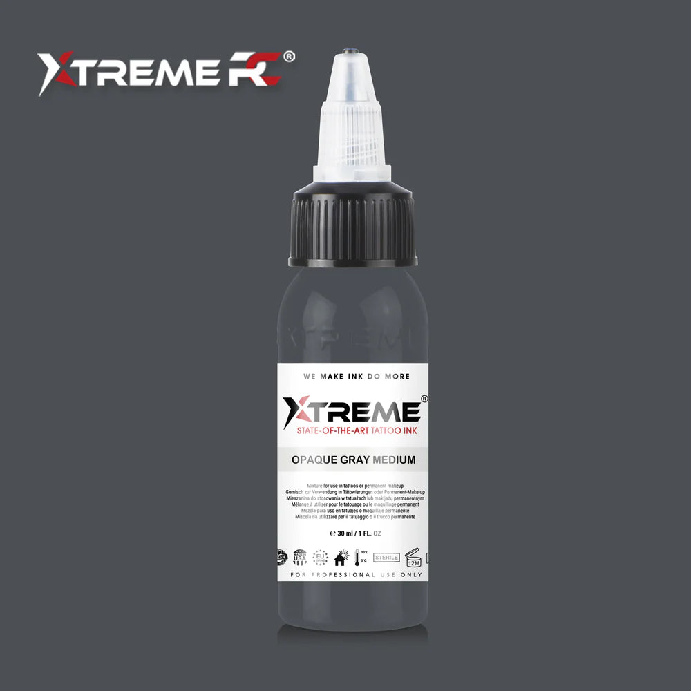 XTREME INK - OPAQUE GRAY MEDIUM - 30ML (REACH COMPLIANT)