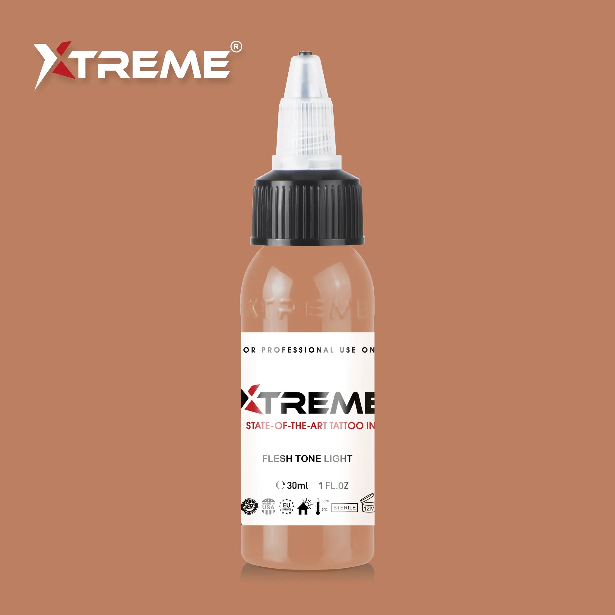 XTREME INK - FLESH TONE LIGHT - 30ML (REACH COMPLIANT)