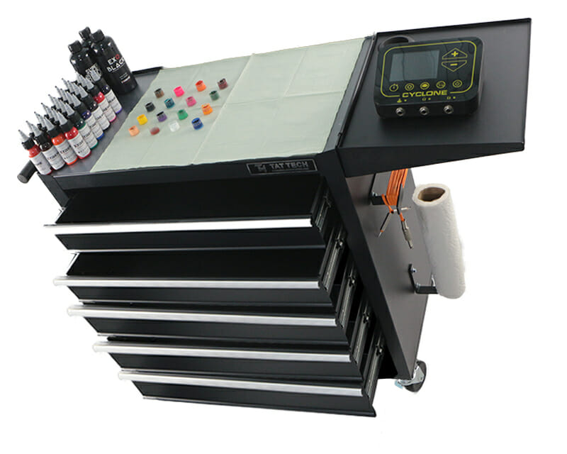 Tat Tech 5-Drawer Tattoo WorkStation image 1