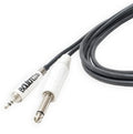 Evolution Silicone Black Mini Jack Tattoo Cord to 1/4 Inch Jack image 0