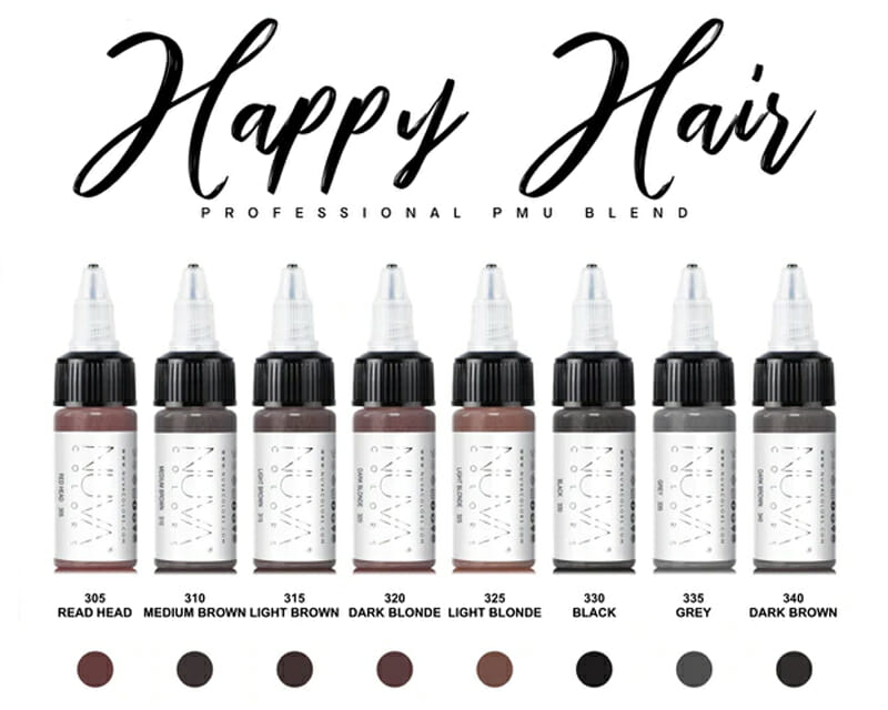 Nuva PMU Pigments - SMP Hair Set image 1