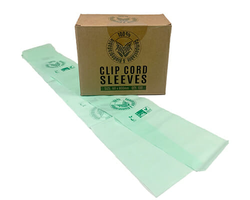 Eco PLA Biodegradable Covers - CLIP CORD SLEEVES-E image