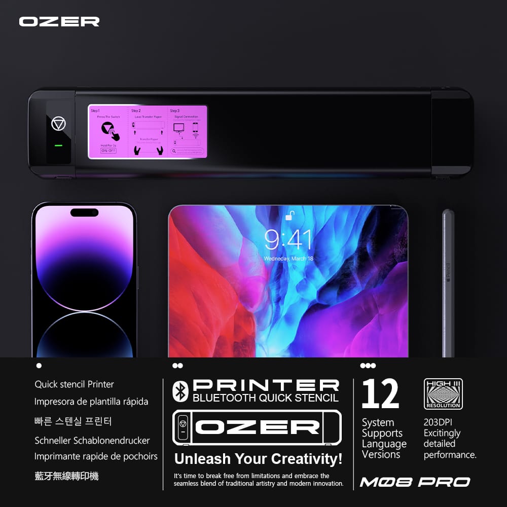 🤩 OZER Wireless Quick Stencil Printer image 3
