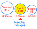 Worldwide Tattoo Needles Round Liners 10’s image 0
