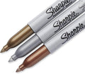 Sharpie Metallic Permanent Marker Pen - Pack of 3 image 0