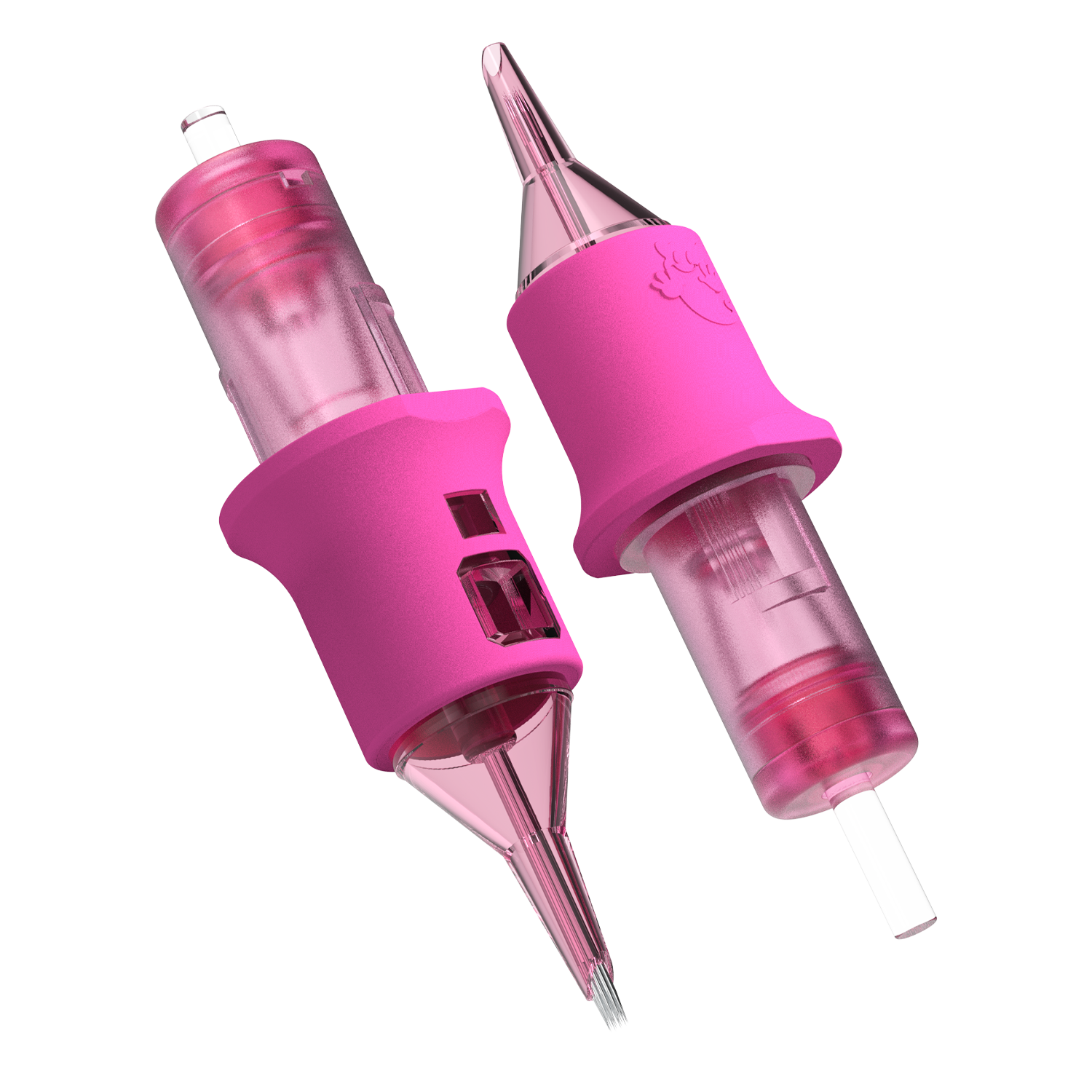 GHOST PINK CARTRIDGES -ROUND LINERS - LONG TAPER