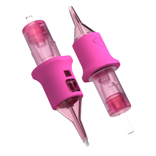 GHOST PINK CARTRIDGES - ROUND SHADER-LONG TAPER