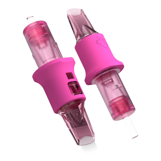 GHOST PINK CARTRIDGES -CURVED MAGNUM- LONG TAPER