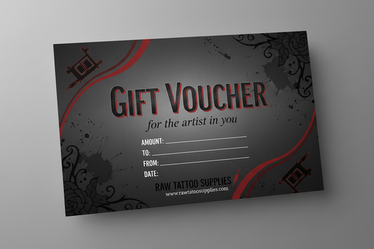 Raw Tattoo Supplies Gift Voucher
